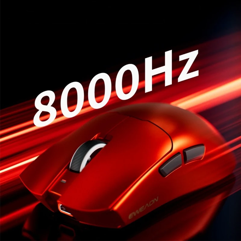 EWEADN S9 Wireless Gaming Mouse with PAW3950/3395 Sensor, Ultra-Fast Tracking, Programmable via Driver, Lightweight, Ergonomic
