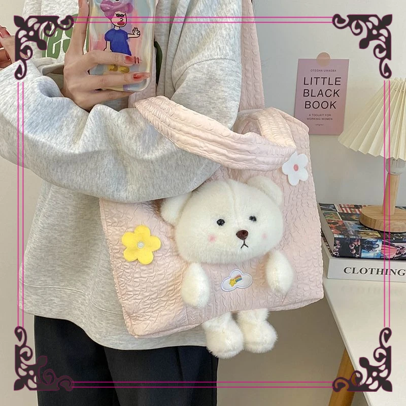 

Kawaii Plush Baby Diaper Bag Large Capacity Travel Back Pack Stroller Bags Mommy HOBOS Bag
