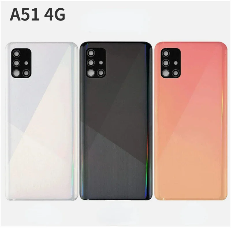 For Samsung Galaxy A51 4G A515F Battery Cover Rear Door Housing Back Case Replace For Samsung Galaxy A51 5G A516 Battery Cover