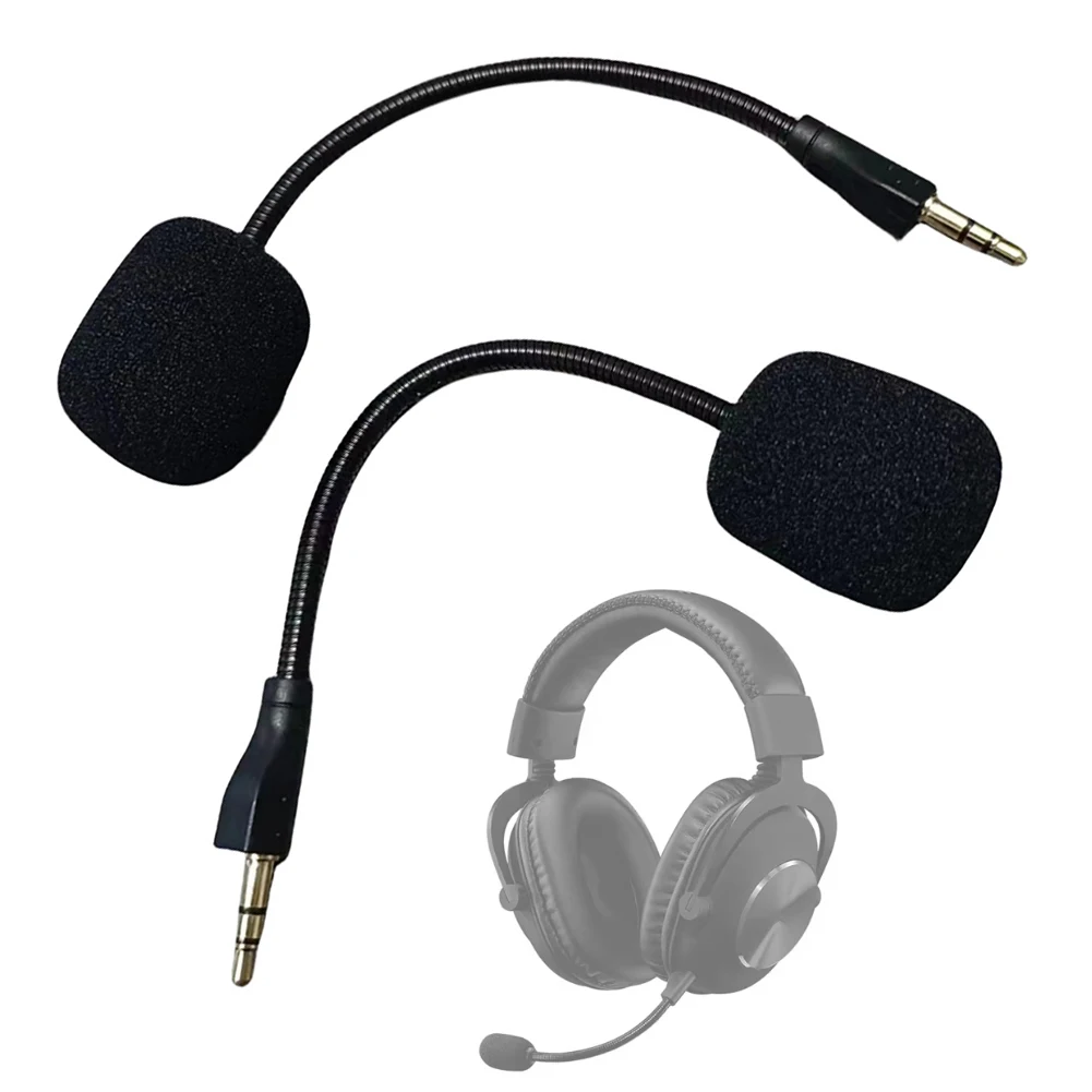 Reemplazo de micrófono de 3,5mm, auriculares para juegos de deportes electrónicos, micrófono Flexible con pluma para auriculares para juegos Logitech G PRO G PRO X