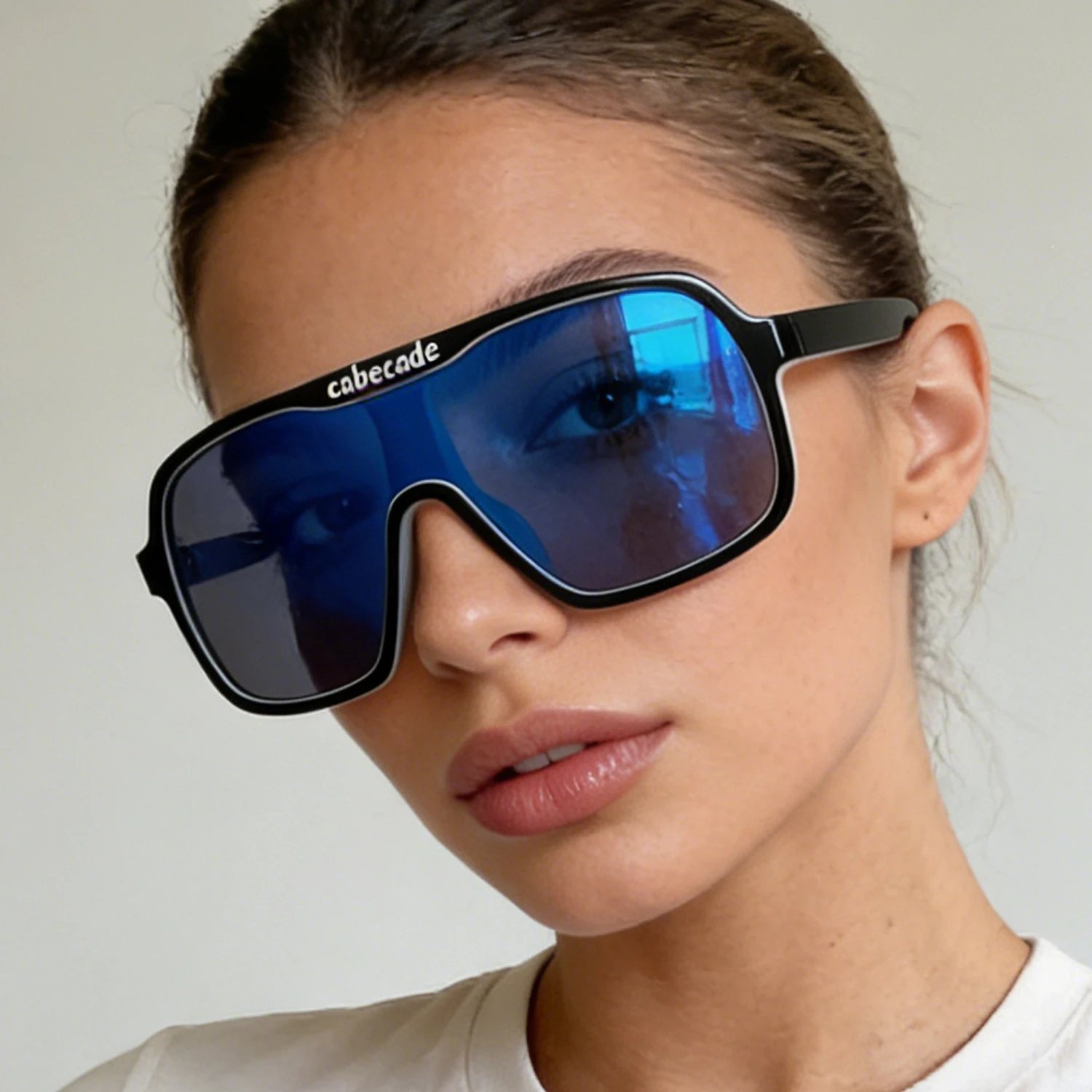 AliExpress cabecade（配饰） Oversized One Piece Shield Sunglasses Wraparound Sunglasses Fashion Sunglasses Cycling Glasses Sport Glasses Riding Sunglasses