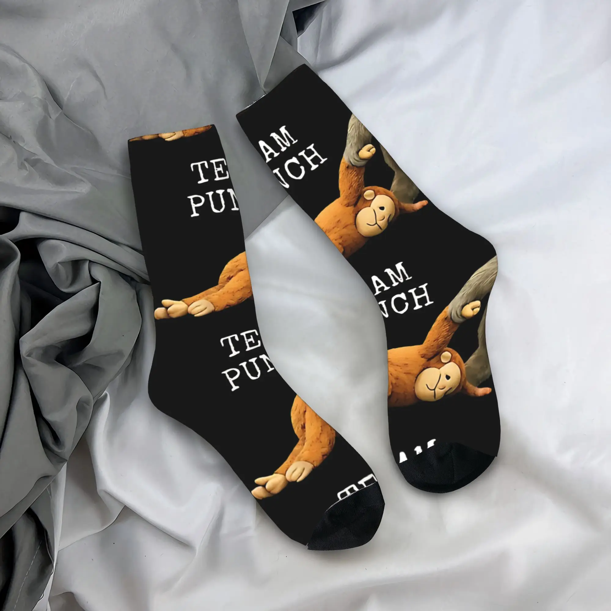 

Baby Monkey Punch Cute Monkey Punch Socks Custom Stockings Anti Skid Men's Socks High Quality Autumn Leisure Running Socks