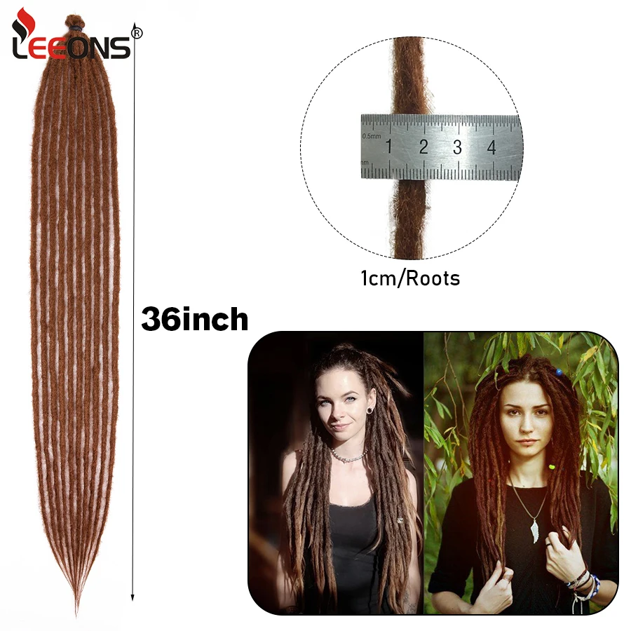 Reggae Dreadlocks Braiding Synthetic Hairpiece ผิวนุ่มโครเชต์ผม Knotless Braiding Hair Extension Exotica Nu Locs