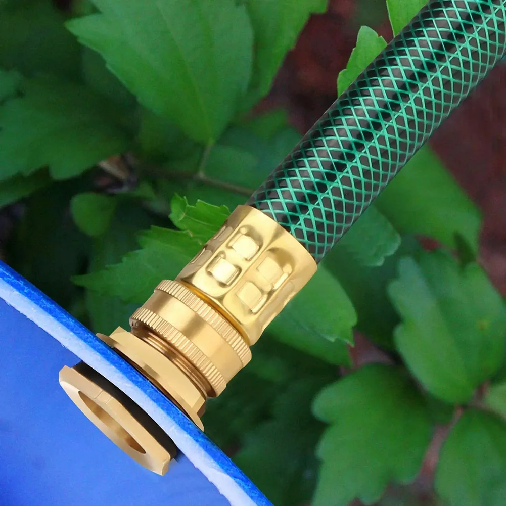 39 Inch Rain Pipe Connector Kit with Brass Fittings for Easy Installation and Increased Water Storage Capacity