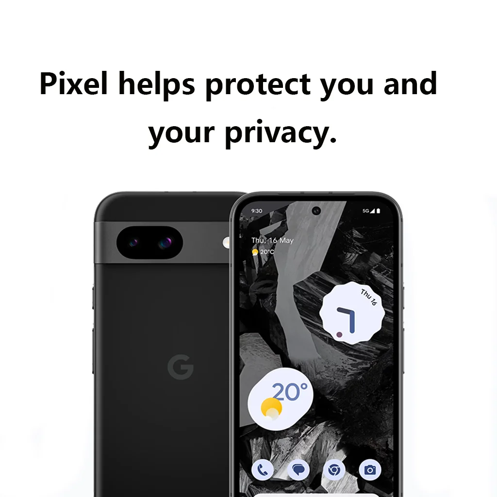 Google-SmartPhone Pixel 8a, 6,1 pulgadas, 4492 mAh, con cable, PD3.0, OLED, 120Hz, 64 MP, 8GB, 128GB y 256GB