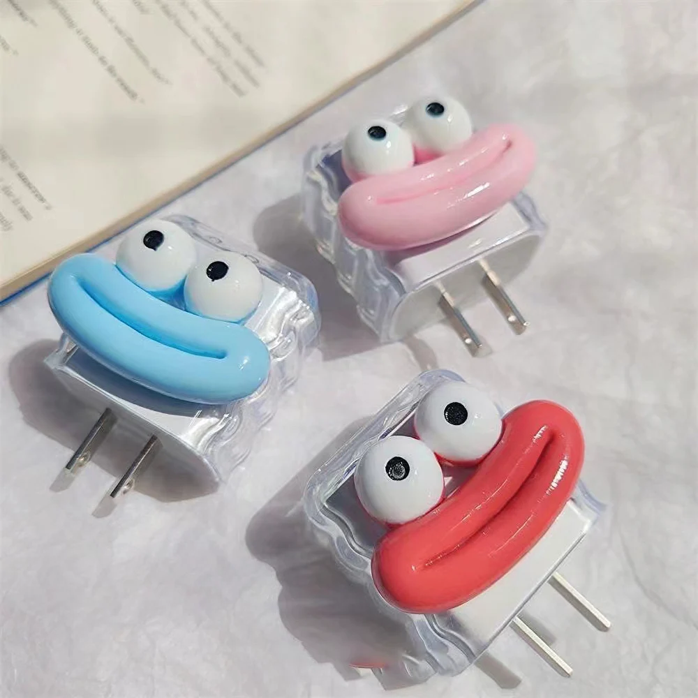 Charger Protector Cable Organiser For iPhone 15 14 13 Pro Max 18W 20W 3D Cartoon Pattern Data Cable Management Cord Winder Kit