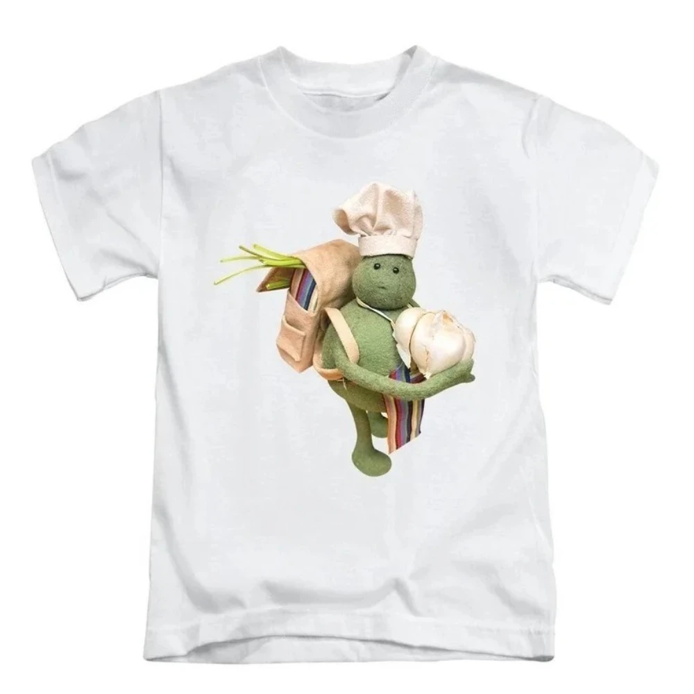 Tiny Chef Adults T-Shirt Cute Funny Fun Viral Tee Tops Garlic & Backpack Printed T-shirt Tops Fit Sweatshirt for Daily Wear