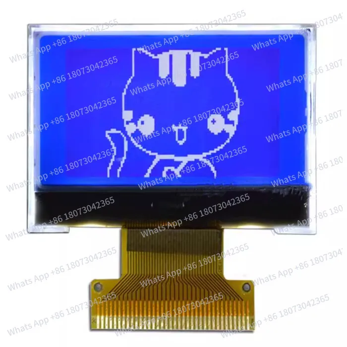 

36PIN Blue Backlight 12864 LCD Screen ST7565R Controller 3.3V 5V Parallel Interface (No font)