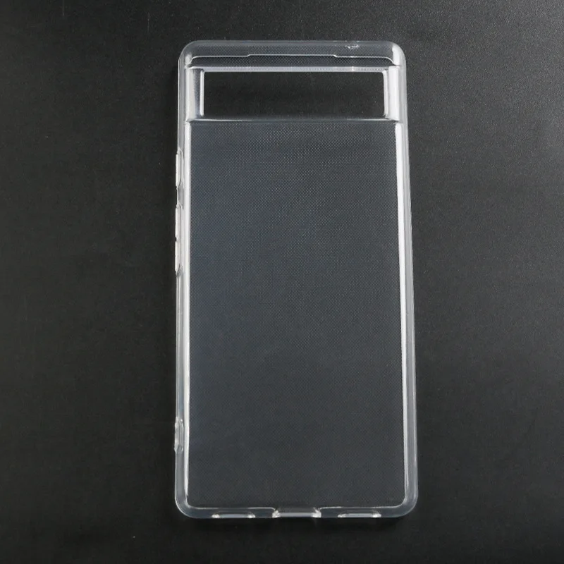 For Google Pixel 6 6A 7 7A 8 Pro 8A Pixel 4A Shockproof TPU Bumper Clear Anti-Fingerprint Cover Case