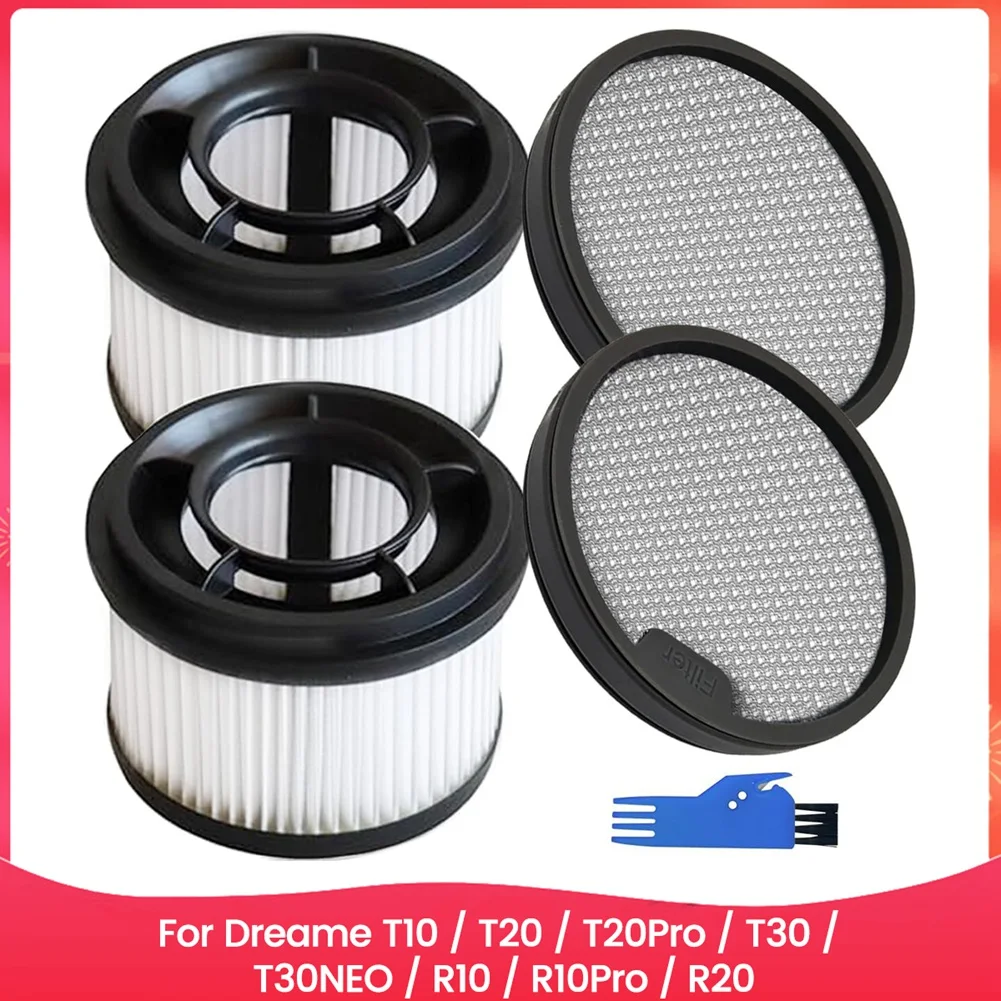 A26T-Replacement Hepa Filter For Dreame T10 / T20 / T20pro / T30 / T30NEO / R10 / R10pro / R20 Upright Vacuum Cleaner Parts