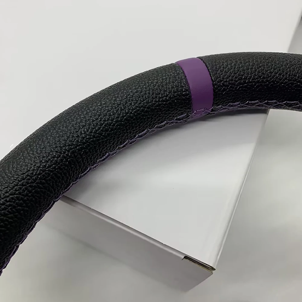 Tiypeor PVC couro suporte de volante, disco profundo Drift, roxo, 14"