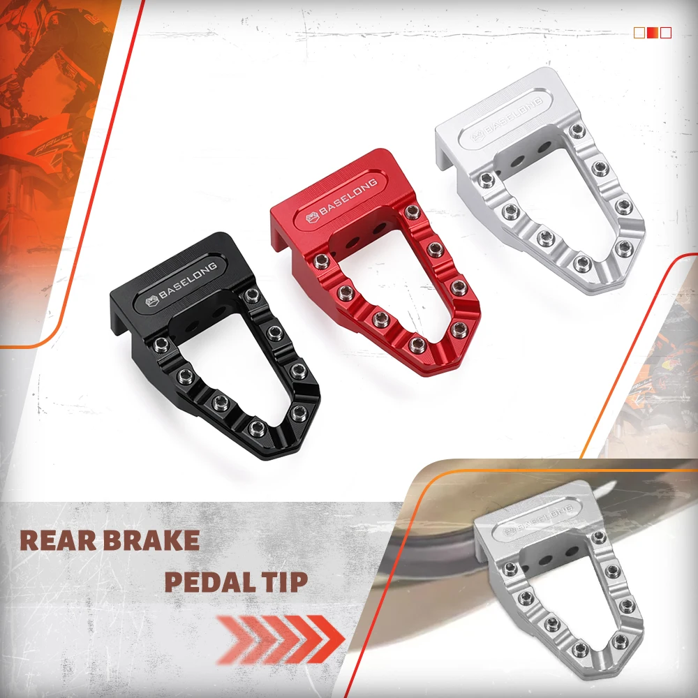 

Для Honda TRX450R TRX450ER задняя педаль тормоза, аксессуары для мотоциклов, задняя педаль тормоза, наконечник, педаль тормоза, увеличенная 2006-2013 2014