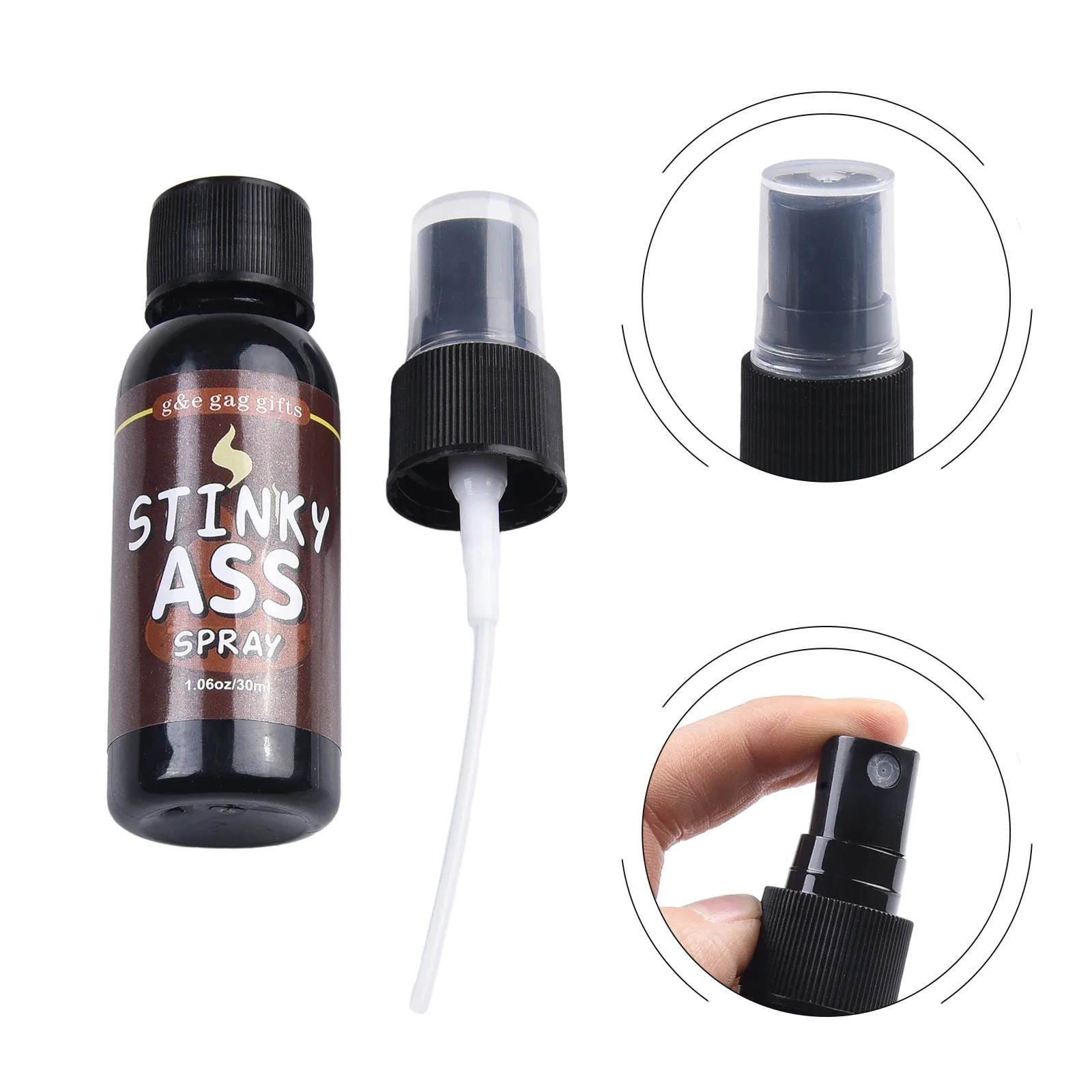 30ML Novelties Liquid Fart Gag Prank Joke Spray Can Stink Bomb Smelly Stinky Gas Halloween&Christmas Funny Props Trick Funny