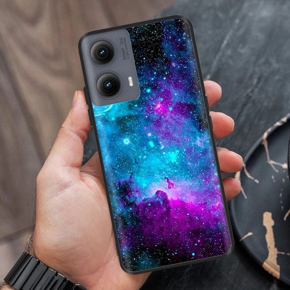 For Motorola Edge (2024) Case Cover Cute Painted Dandelion Protector Silicone Cover For Moto Edge 2024 motoEdge Soft TPU Cases