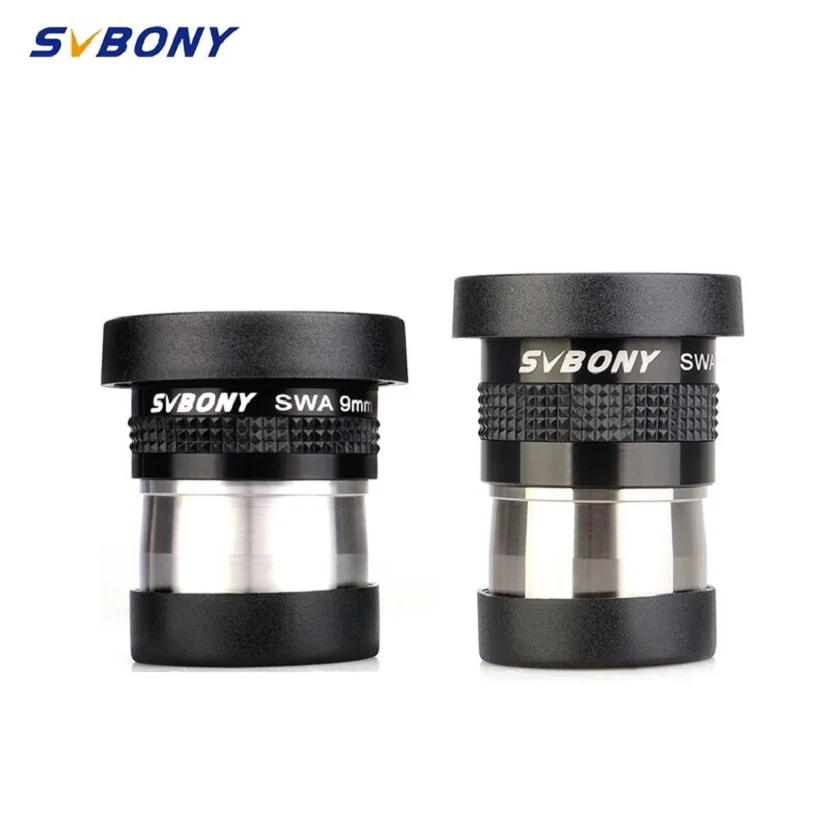 SVBONY SV136 1.25-inch Super Wide-angle 9mm/18mm 72-Degree Eyepiece Fully Multi-Coated 5 Pieces/4 Groups for Watching Landscapes