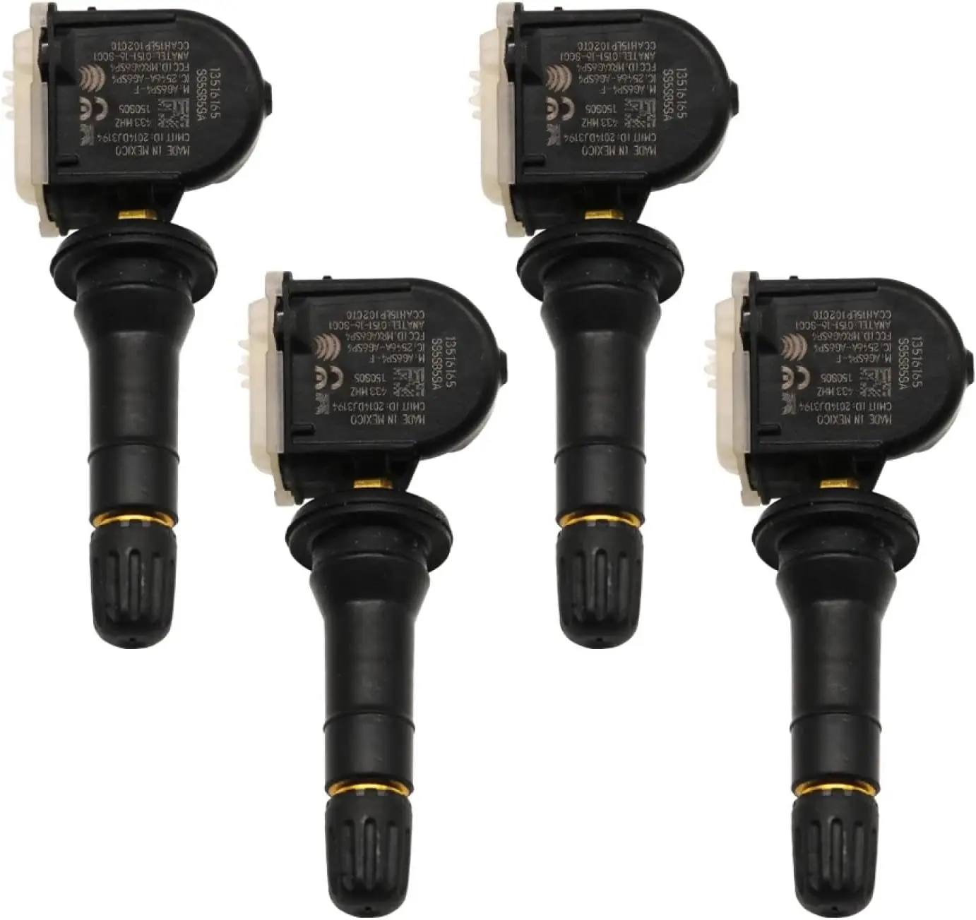 4PCS Tire Pressure Monitoring Sensors13598773 for Chevrolet Traverse13540602 13522955 13516165 tire Pressure Monitoring System