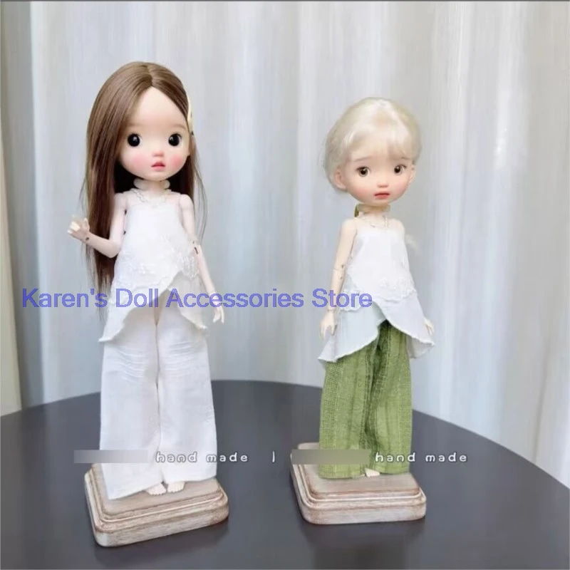 2pcs 2026 Fairy petal camisole top+versatile wide leg pants set  for landoudou/Blythe(Fit for Lulu,ymy24,Ob22,24,26,zone, Jenny)