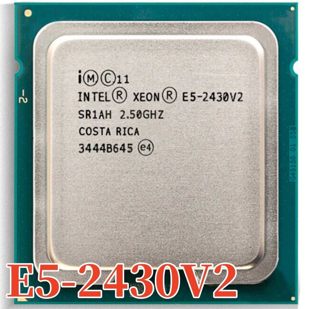 E5-2430V2 Original Intel Xeon E5 2430V2 2.5GHZ 6-Core 15MB SmartCache E5-2430 V2 LGA1356 80W free shipping E5 2430 V2