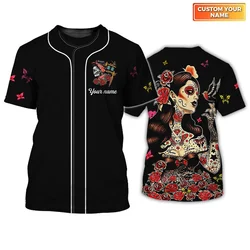 Tattoo Artist Fun Uniform 3D Harajuku Print Summer Clothing Men's Hip Hop Street Crewneck Fashion Short Sleeve Oversized T-shirt
