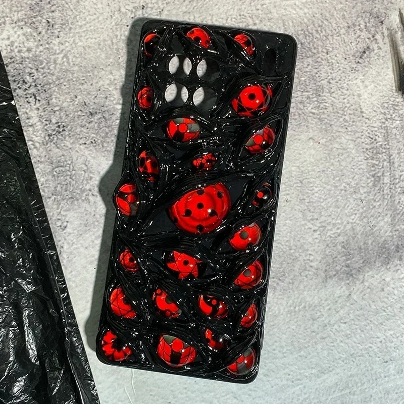 4036 Original Handmade Phone Cases 3D Stereoscopic Eye Writer's Eye Customized Horror Gothic Punk Dark Cthulhu Cell Phone Case