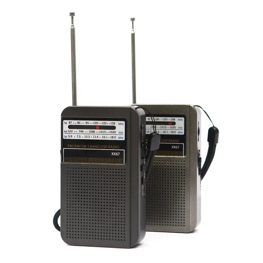 Multifunctional Dual Band Digital Radio With Speaker FM AM SW Portable Radios Tuning Radio Receiver Battery Operated Radio