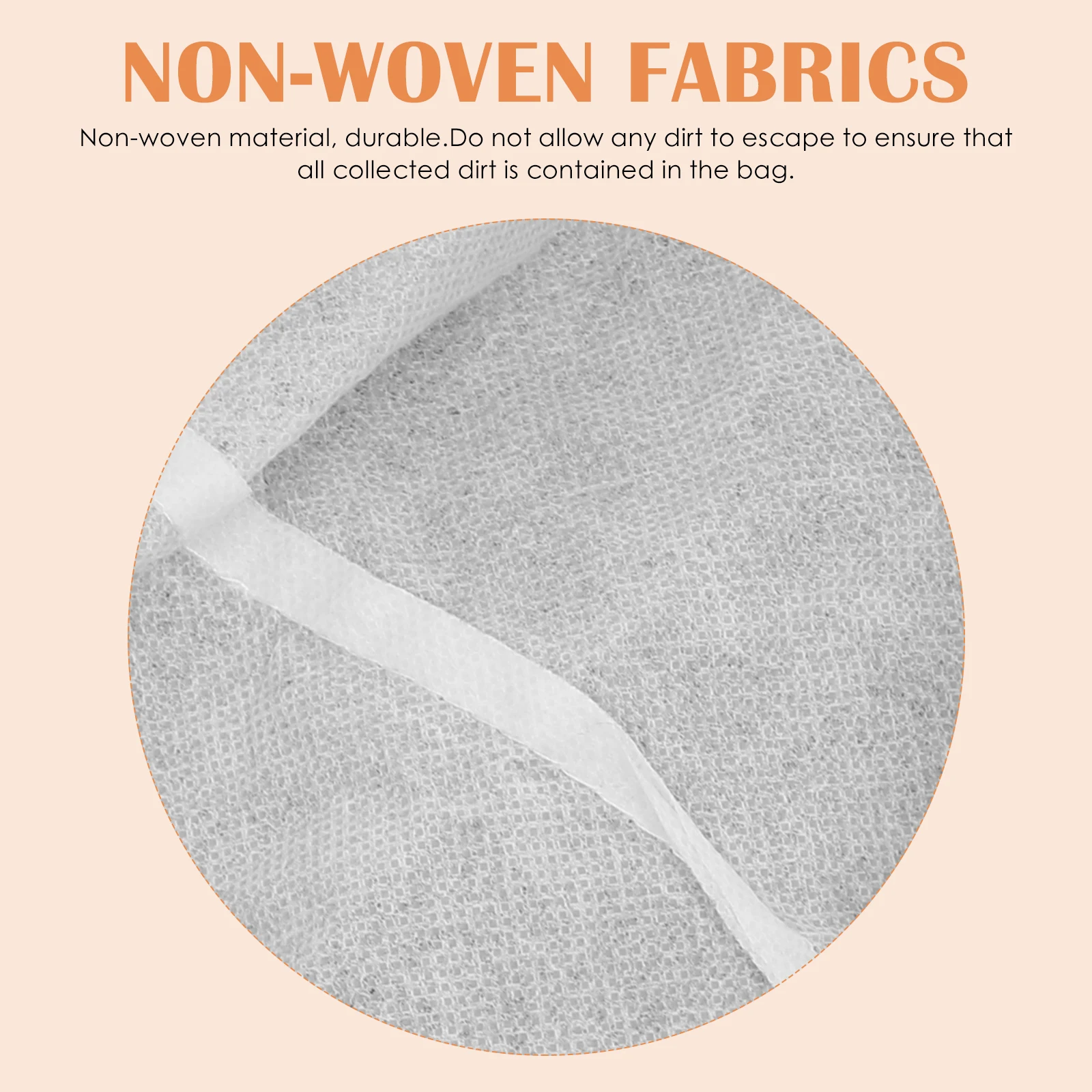 

5pcs Art Bags Non-Woven Fabric Replacement For Vacuum Elastic Cord Suction Cleaner Bag Dust Collecting Pouch Reusable Salon Tool