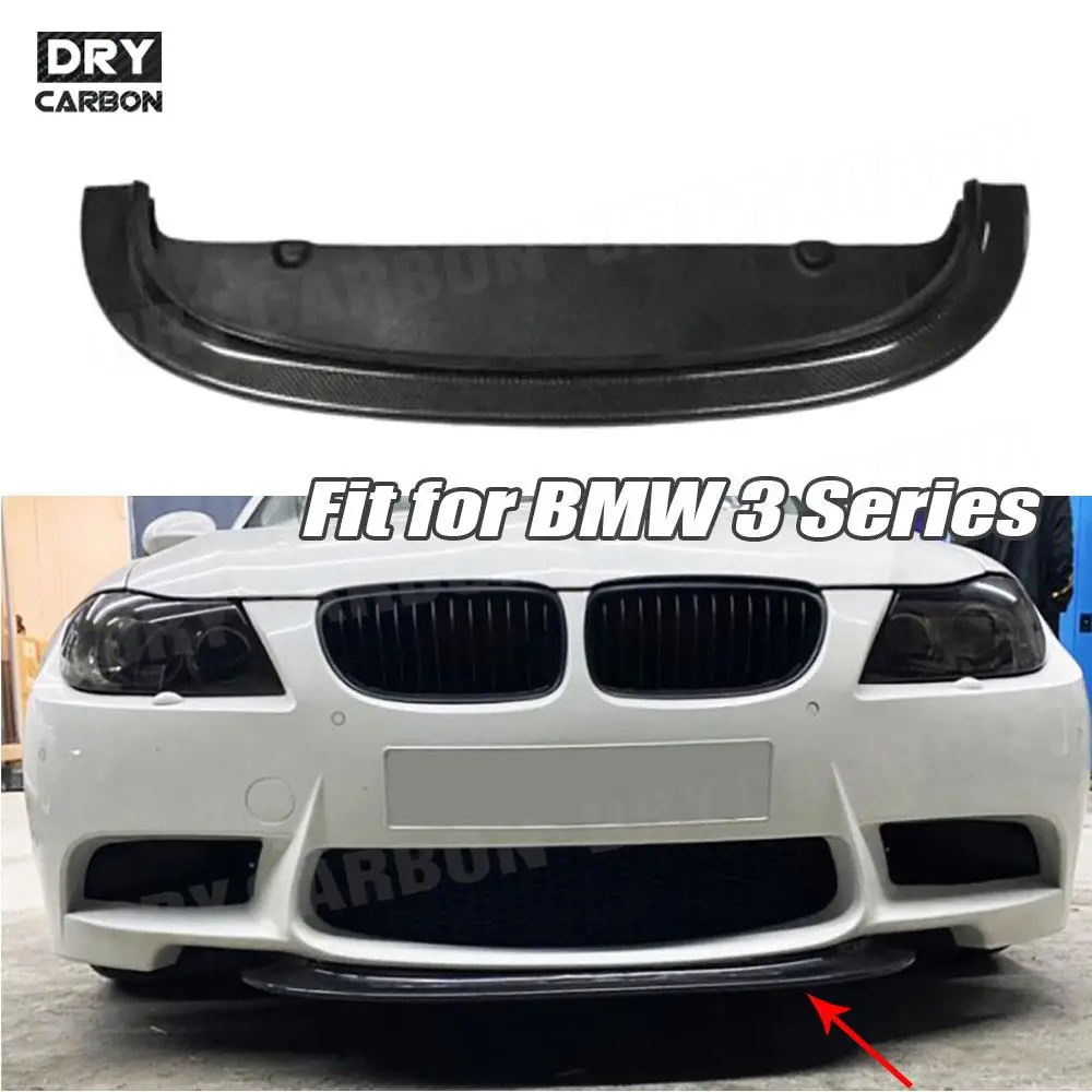 

For BMW 3 Series E90 E92 E93 M3 2008 2009 2010 2011 2012 2013 Carbon Fiber Front Bumper Lip Middle Spoiler Car Accessories