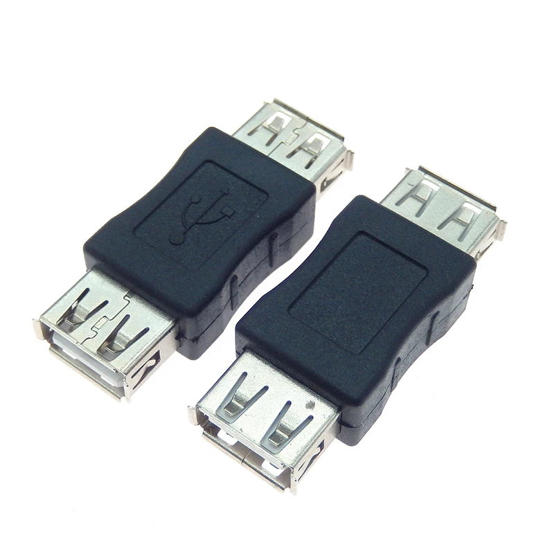 USB2.0 A Male & A Female to B Female Printer Print Converter Adapter Connector USB 2.0 Port Retail wholesale USB 2.0 Adapter