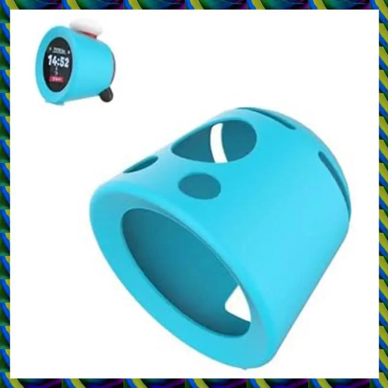 ساعة منبه إلكترونية ممتعة يومية، حافظة من السيليكون، غطاء حماية لساعة المنبه