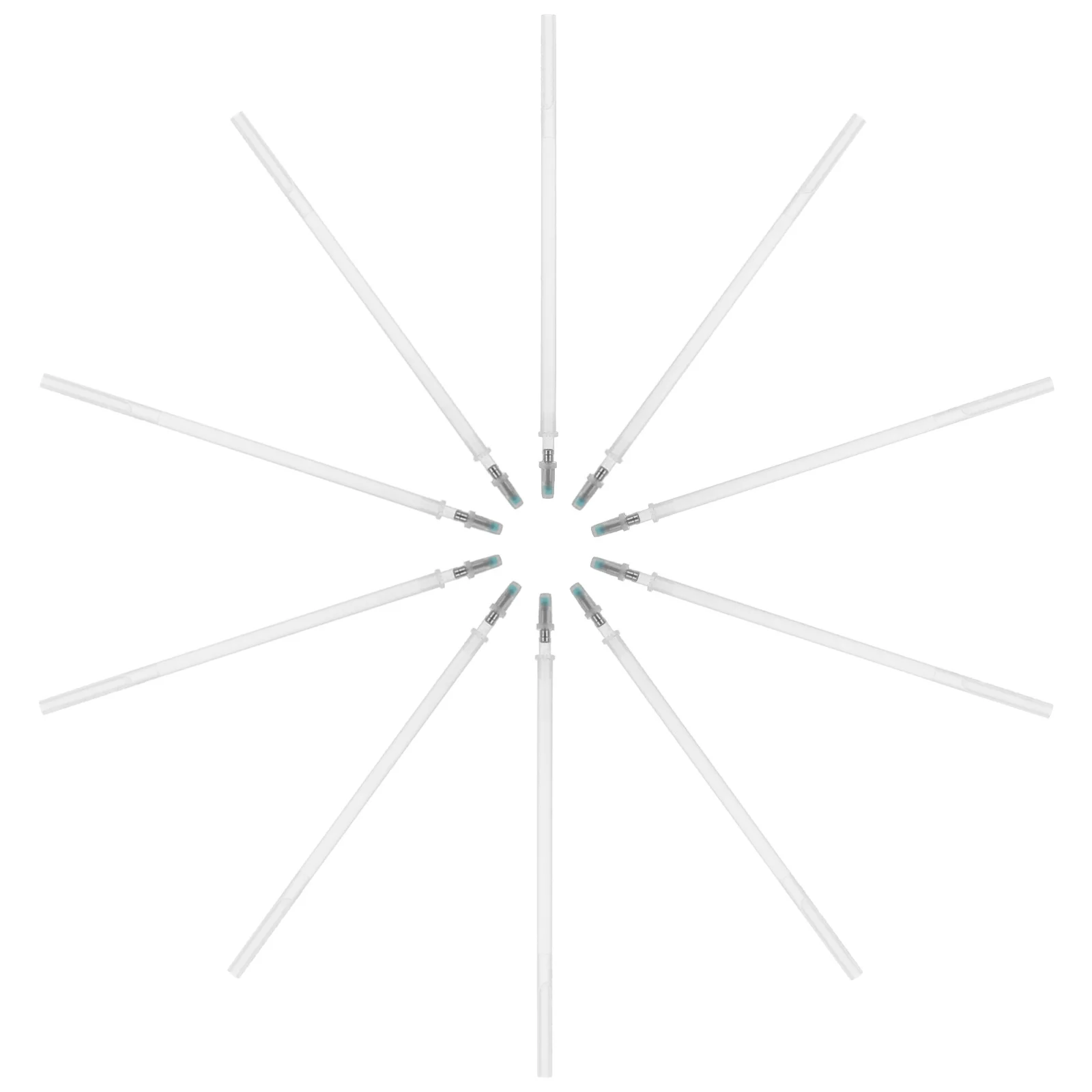 

10Pcs Invisible Ink Pen Refills Fluorescent Uv Reactive Refills for Security Notes Secret Messaging Smooth Flow Ideal for School