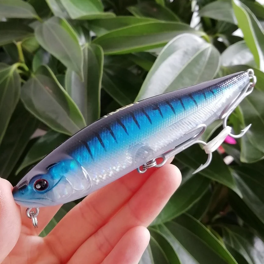 Noeby 115F 25.5g Topwater Pencil Dog Walker Fishing Lures Artificial Hard Bait For Pike Sea Bass Saltwater Fishing Lures