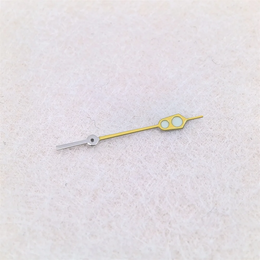 أيدي NH35 مضيئة باللون الأخضر لسلسلة ساعات الغوص يوان زو أجزاء اليد الثانية الصفراء لساعة آلة تعليب حركات NH36