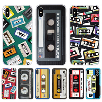 For Black Shark 4S 4 3 3S 2 Pro 1 Qin AI Life F21S 1S Qin 1 2 F21 Pro Case Soft TPU Retro Cassette Tape Cover Phone Case