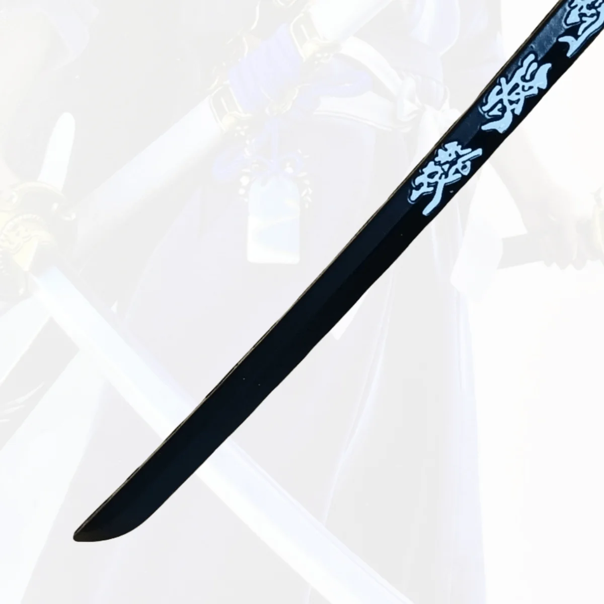 Épée Katana en métal Demon Slayer Rengoku Kyoujurou, Sabre de samouraï Original, couteau Ninja, accessoires de Cosplay, jouet accessoire, 5.9 pouces