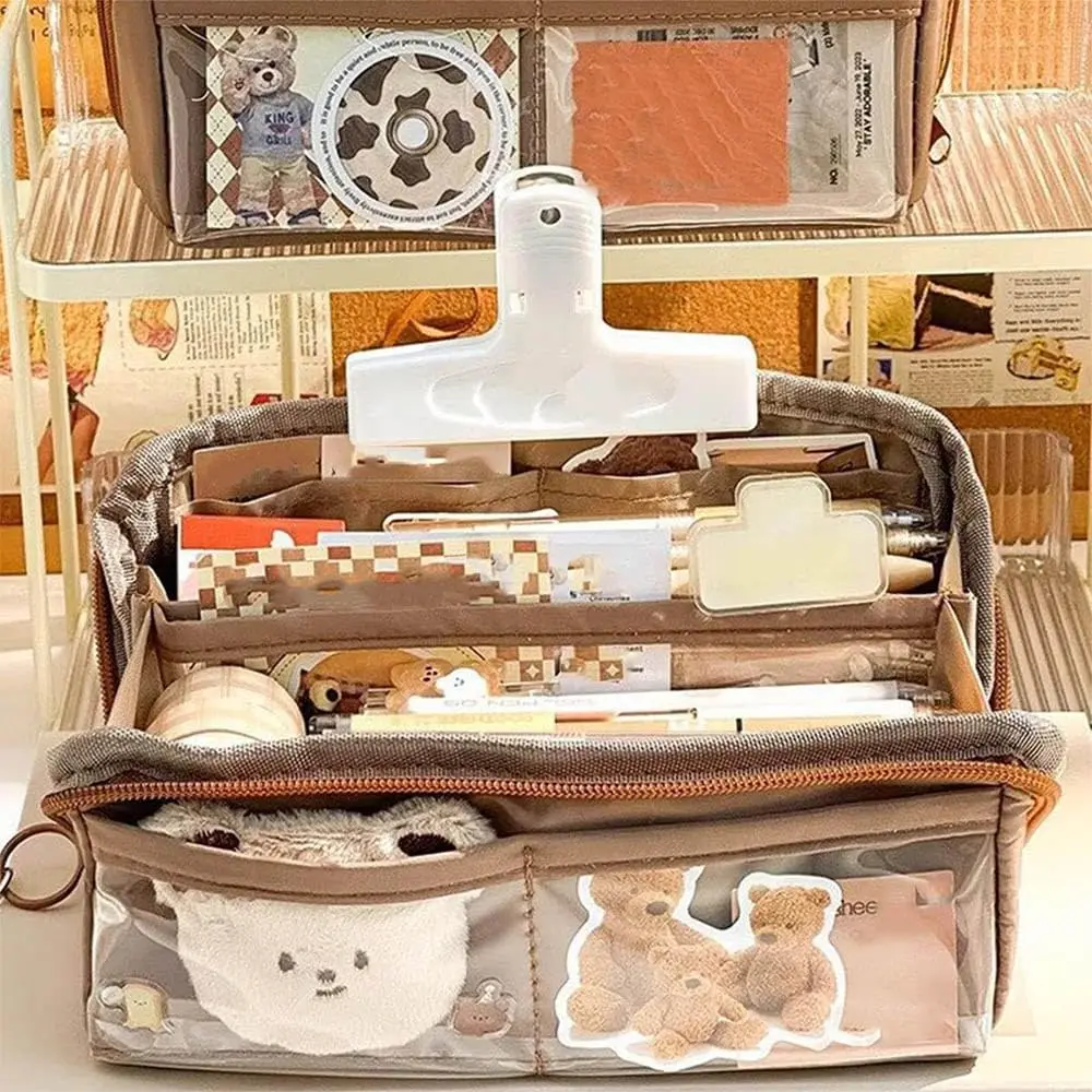 Канцелярский набор капибара для детей, набор школьных принадлежностей капибара, пенал капибары, пенал с широким открытием, пенал для учебы