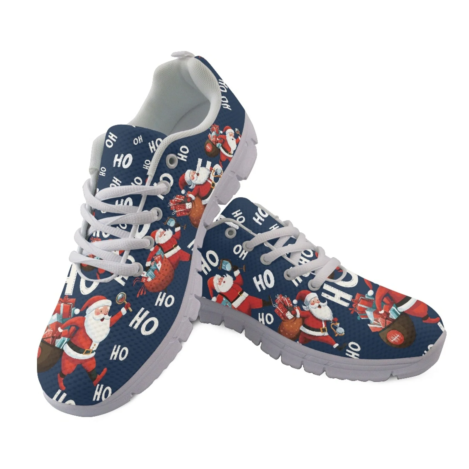 Coloranimal Santas New Design Sports Trainers Women Running Shoes Lace-up Walking Shoes for Womens