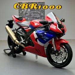 Honda CBR1000RR Racing Motorcycle Model Toy para Meninos, Liga De Metal, Diecast Veículos, Som De Luz, Esportes, 1:12