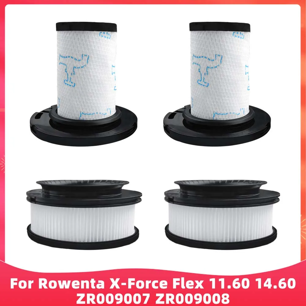 Acessório da peça sobresselente do filtro, compatível para X-Force Flex 14.60 15.60 RH9958 RH990 RH99F1 ZR009007 ZR009008