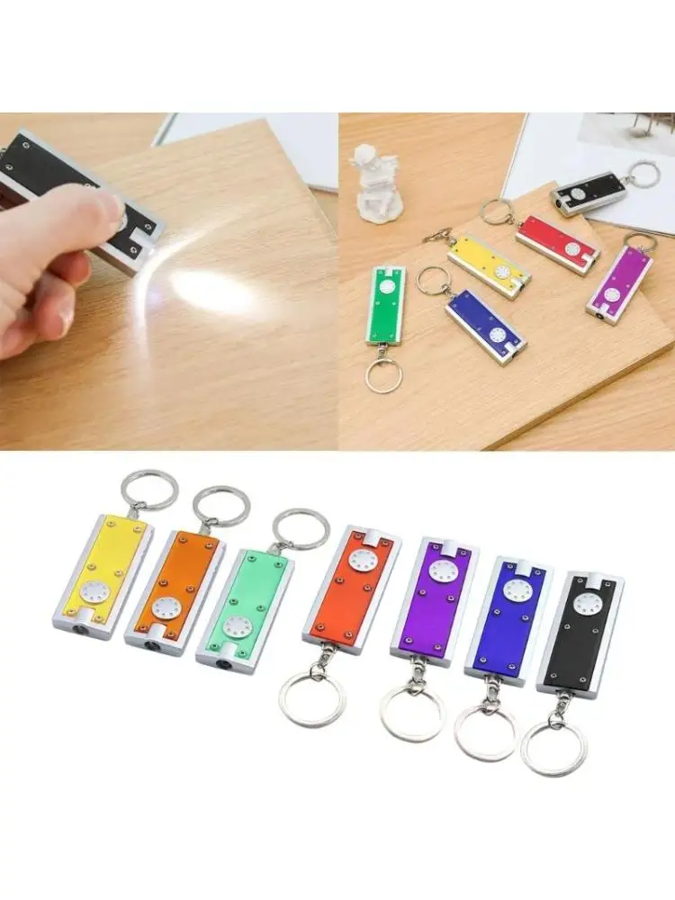 

4Pcs Keyring Flashlight Light Keychain LED Lights Keychains Flashlight Outdoors