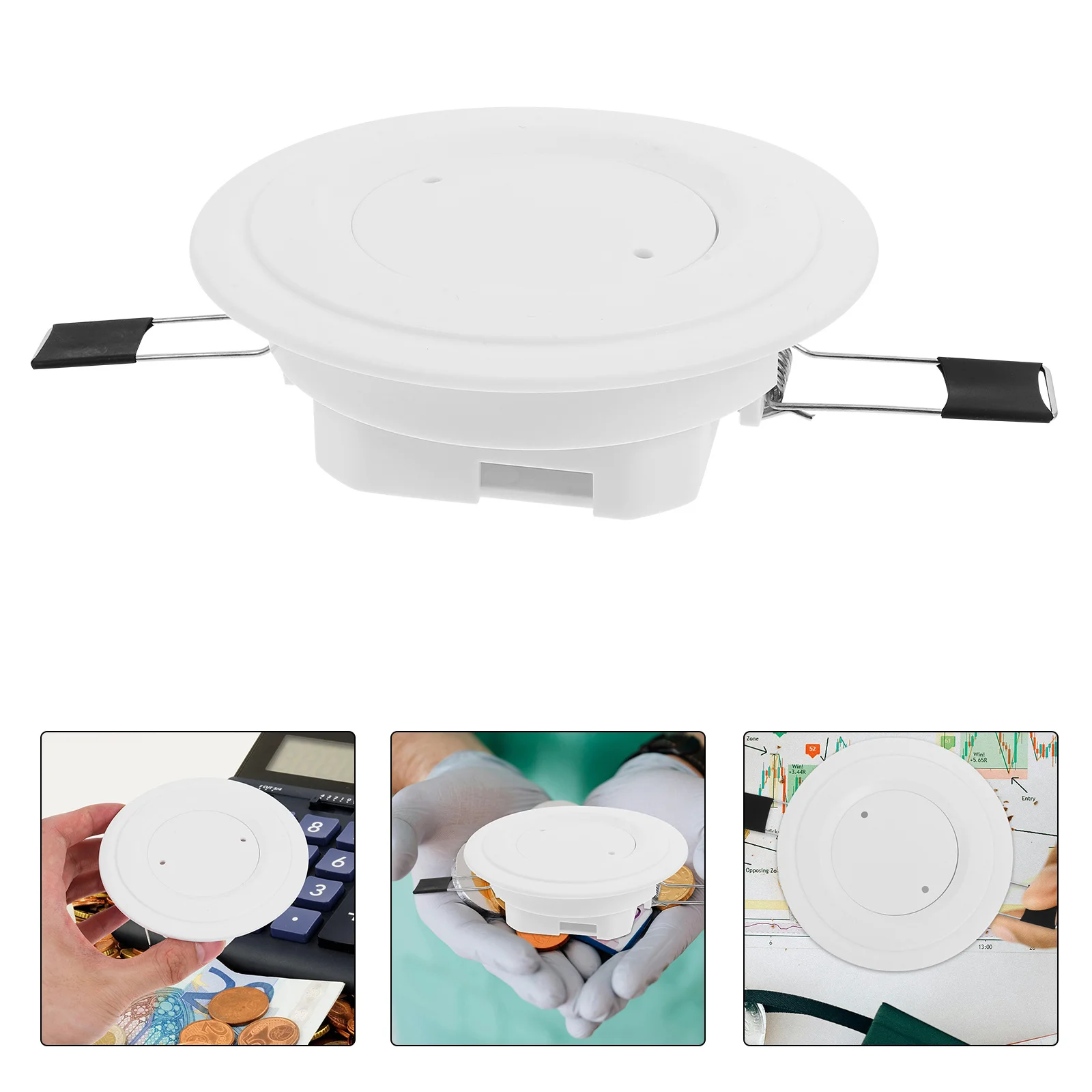 

1Set Secret Hidden Storage Container Portable Diversion Can for Small Jewelry Cash Safe Durable ABS Compact Concealed Box