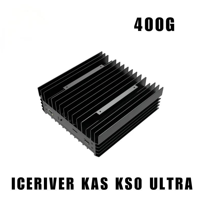 IceRiver KS0 Ultra 400Gh/S 98% New 100W KASPA Miner With PSU Kapsa Mining Machine
