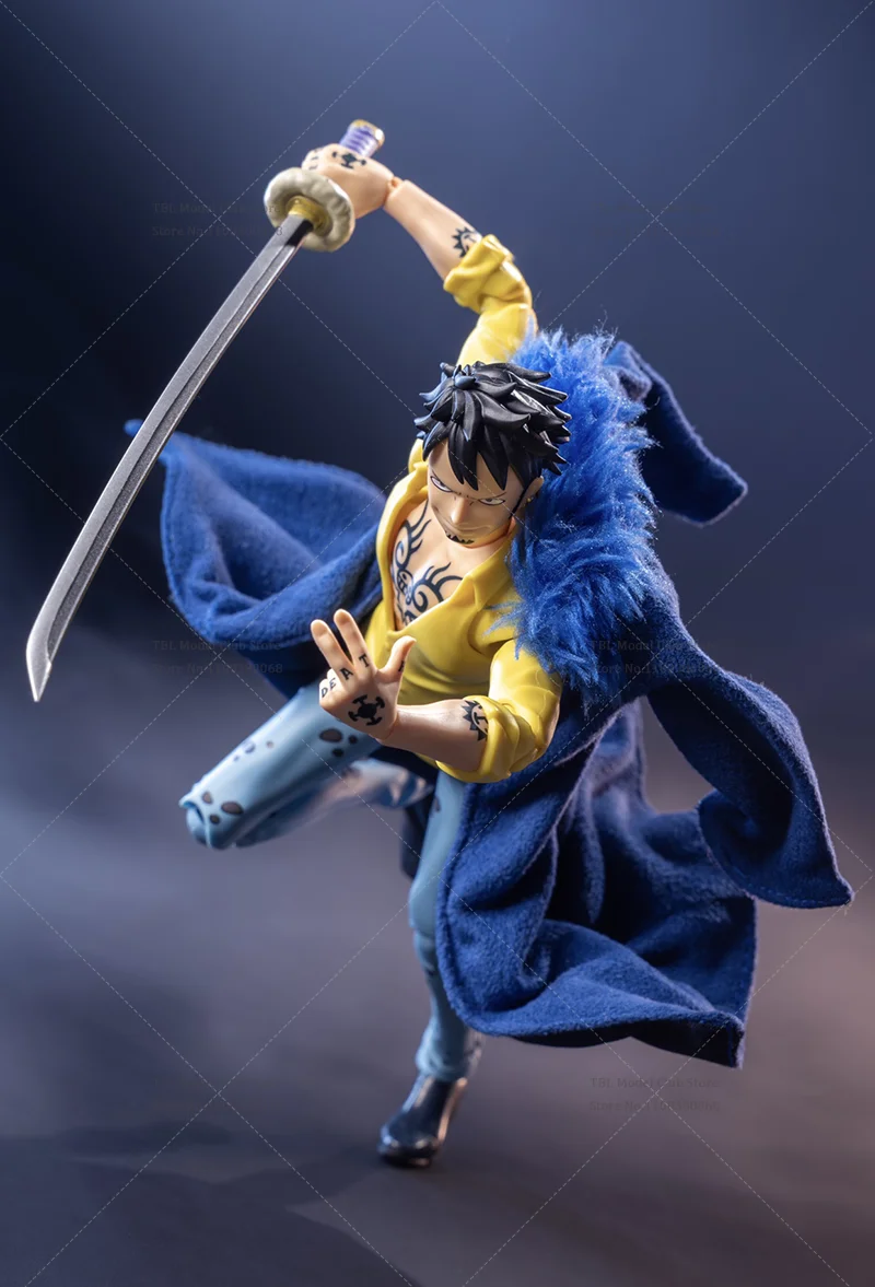 1/12 مقياس الملابس الذكور معطف بلي قطعة واحدة ترافالغار د. قانون المياه انمي ياباني ل SHF 6 بوصة عمل الشكل الجندي المشهد
