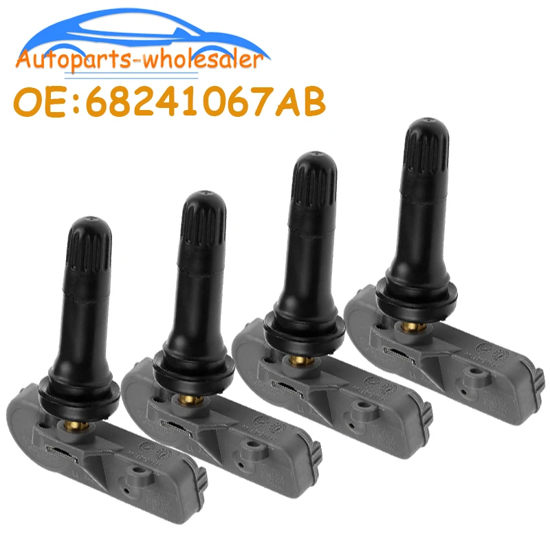 Accesorio para automóvil, Monitor de Sensor de presión de neumáticos TPMS de 433MHz 68241067AB 68406537AA para Dodge Challenger 2011 2012 2013 2014