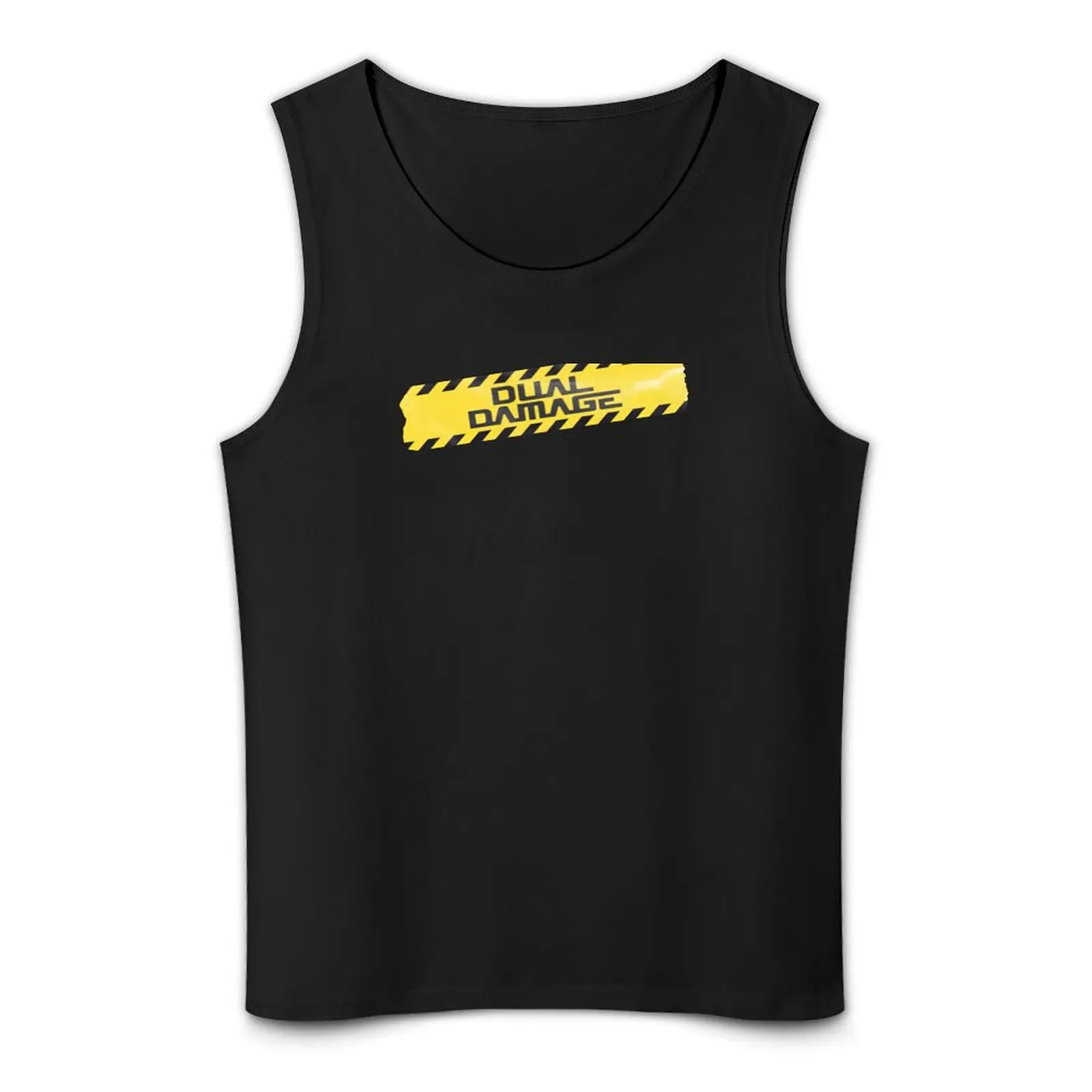 Dual Schade Tank Top Vesten Voor Mannen Gym Sportkleding Spier Fit