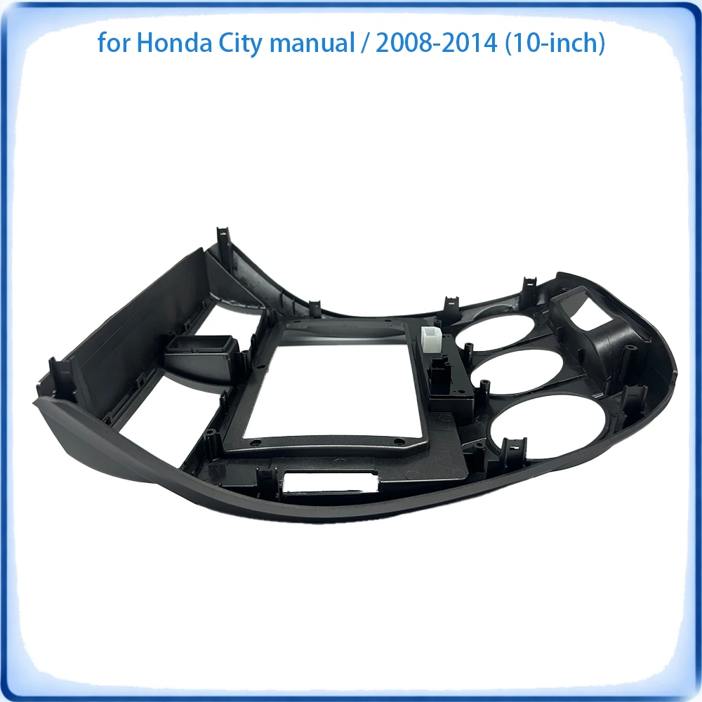 Car Radio Fascia Frame For Honda City Classic Manual 2008-2014 10 inch Wiring Harness Power Cable Car Accessories Plug & Play