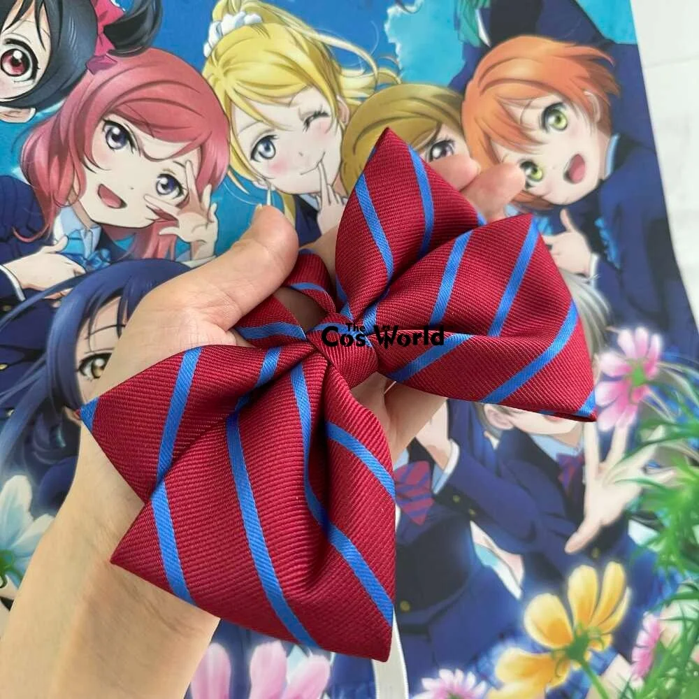 Love Live 9-Charaktere Kousaka Honoka Sonoda Umi Ayase Eli Anime Fliege für japanische JK Schuluniform Cosplay Kostüme