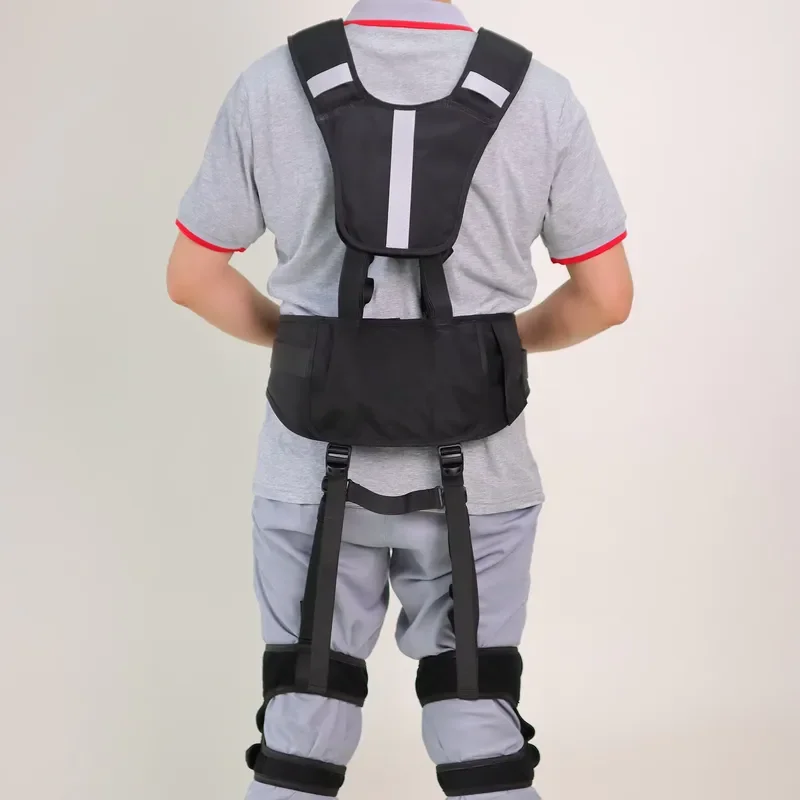 Adjustable Back Support Belt Ergonomic Lumbar Brace Flexible Waist Exoskeleton For Lifting Bending Fatigue Relief Elastic