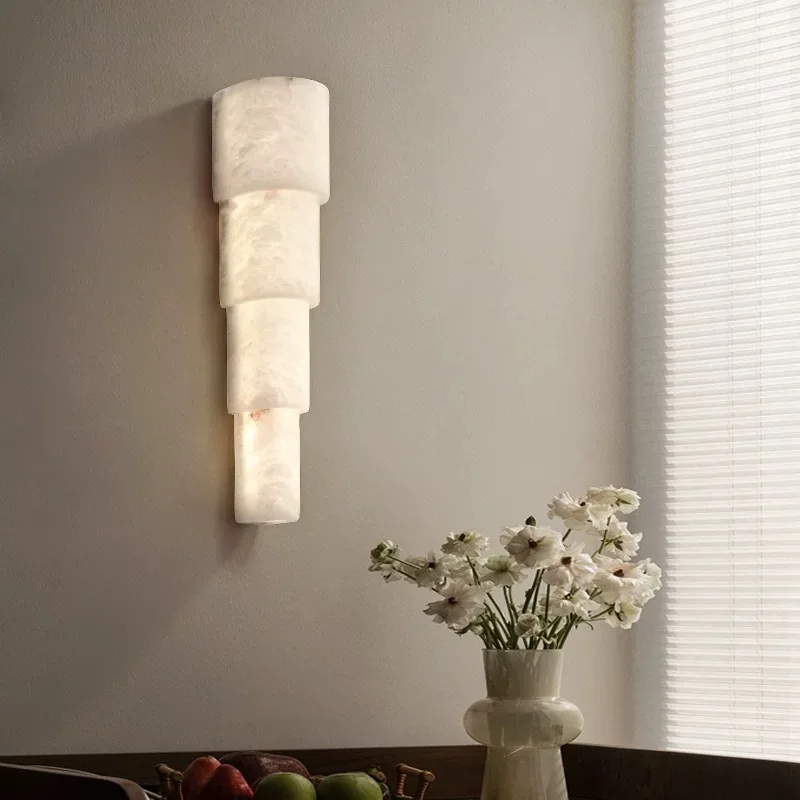 2026 New Marble Ceiling Wall Lamp, hardware Lustre, Dimmable, Suitable for Dining Room, Living Room Home Interior Lighting