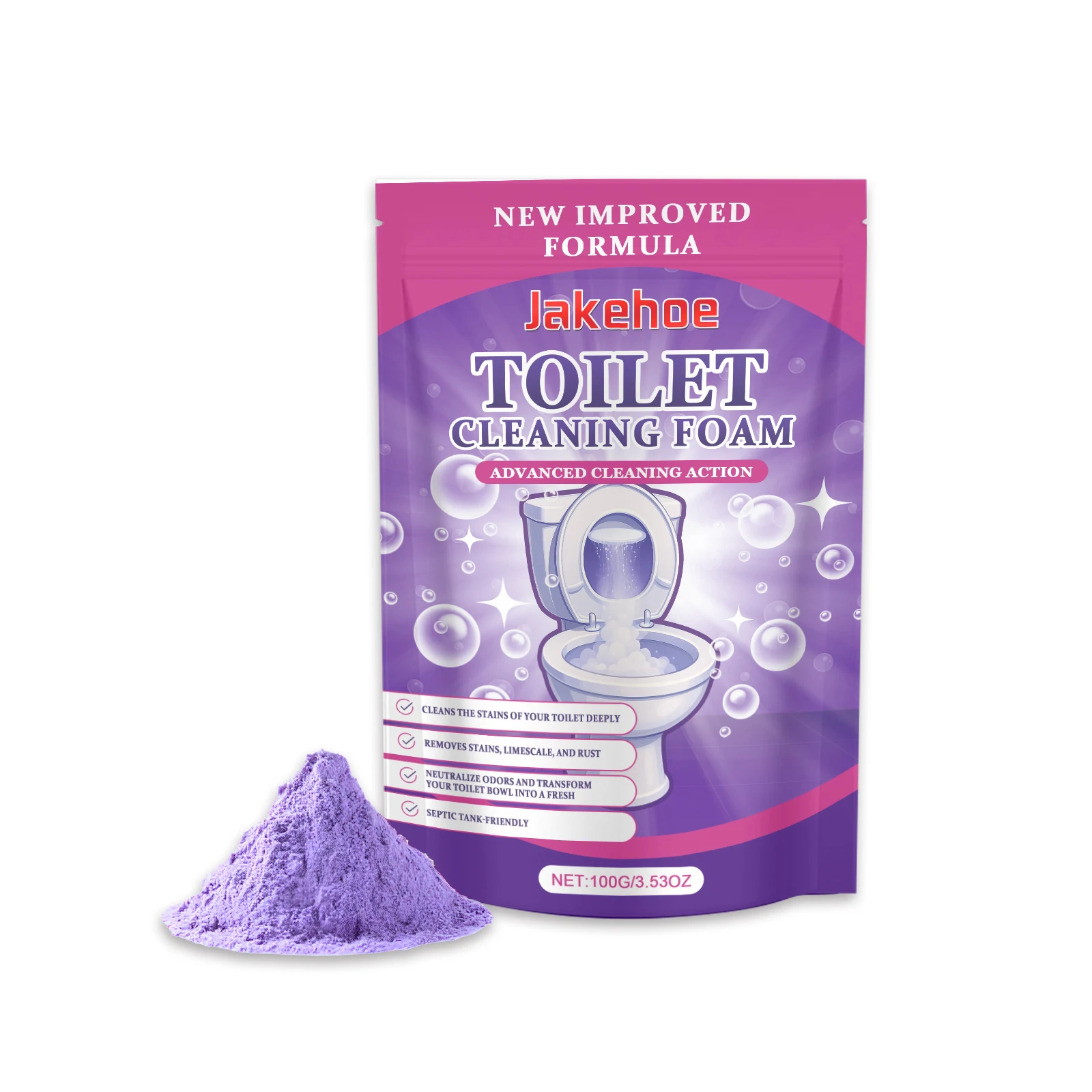 Toilet Bowl Cleaner Powder Powerful Descaling Stubborn Urine Stains Mildew Spot Remover Lasting Freshness Toilet Descaling Agent
