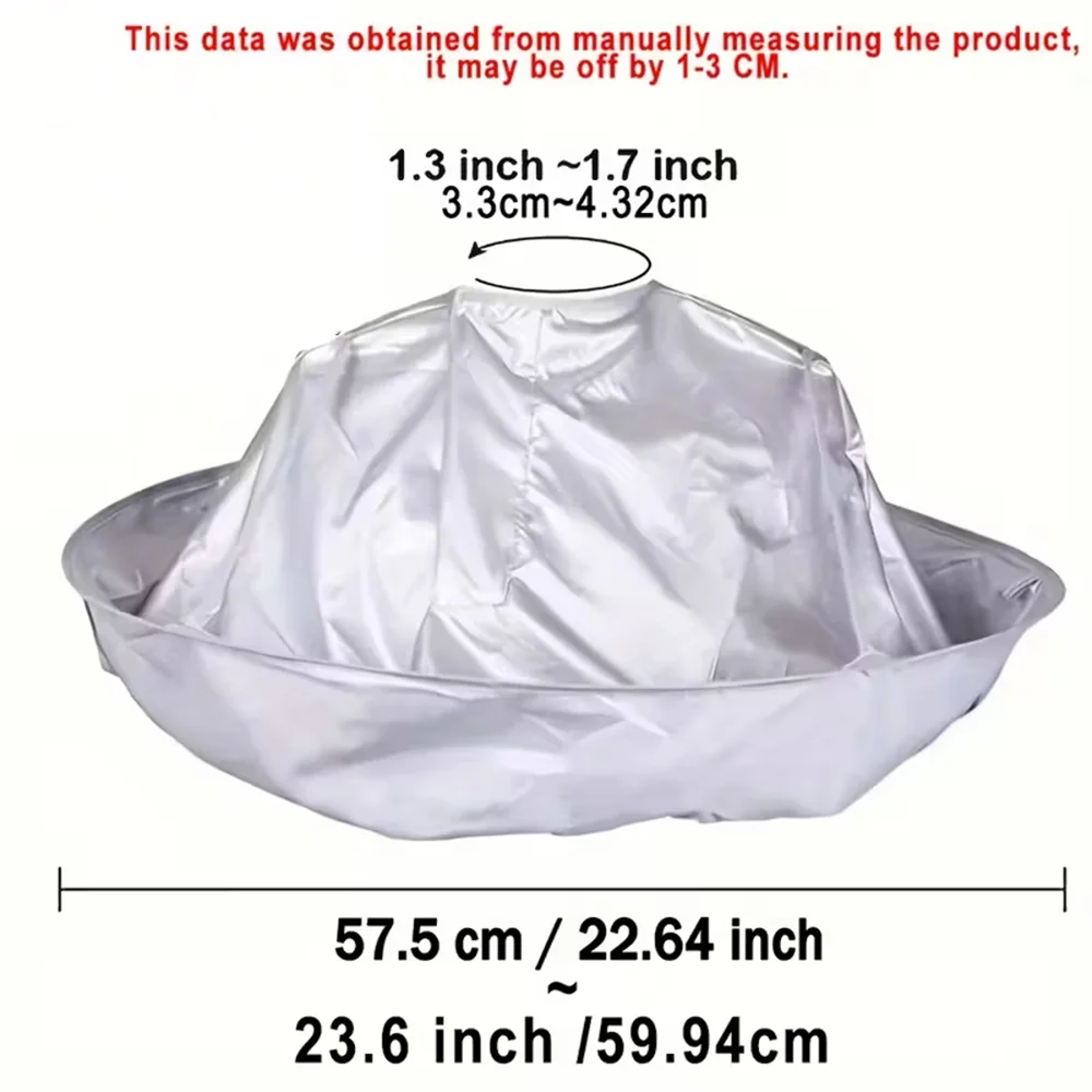 Hair Cutting Cape - Haircut Cape Umbrella Waterproof Hair Cloak Barber Cape Foldable Hairdressing Umbrella Cape Apron. image 4